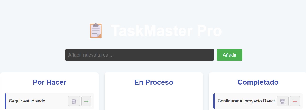 Vista previa TaskMaster Pro
